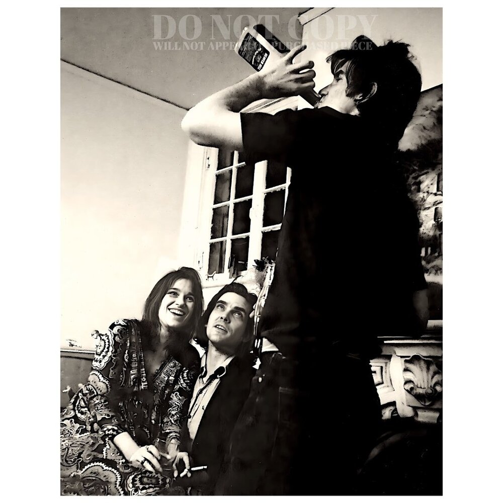 Townes Van Zandt Photograph 8 X 10 | Guy Clark | RARE 1975 Photo | Poster Print